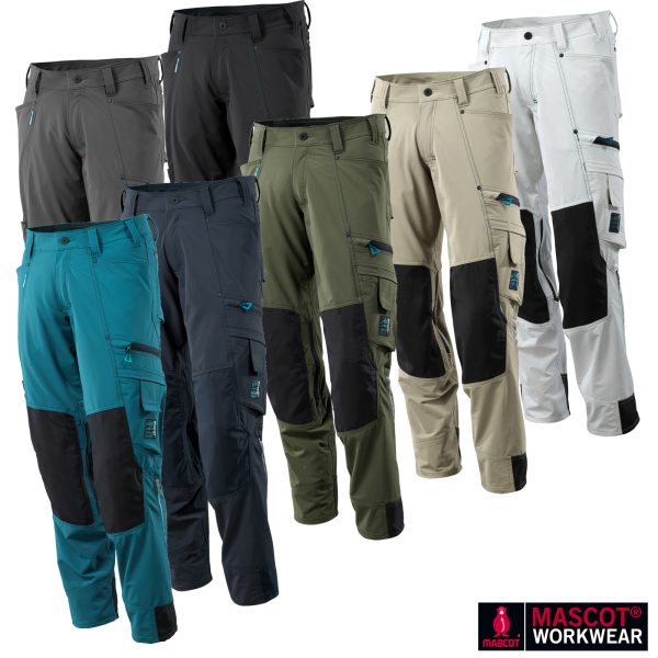 MASCOT® ADVANCED Stretch-Bundhose mit Knietaschen