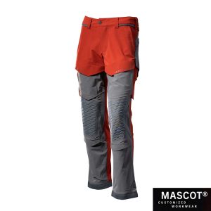 MASCOT® CUSTOMIZED Hose mit Knietaschen herbstrot/anthrazit 22279