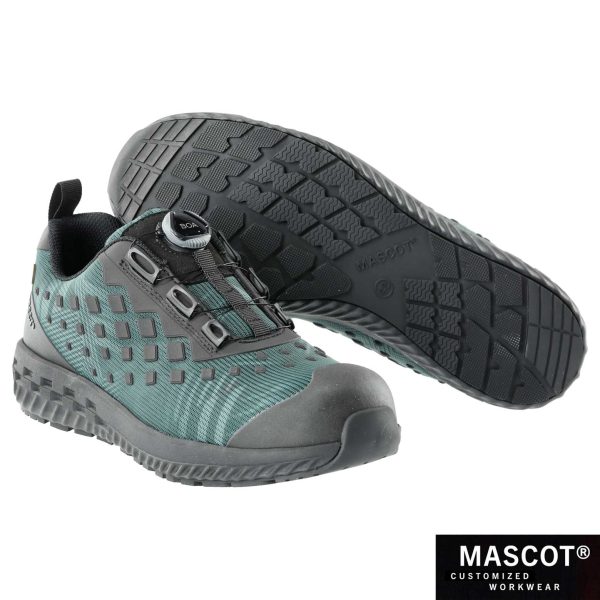 MASCOT® CUSTOMIZED Sicherheitsschuh S1P Waldgrün/Schwarz