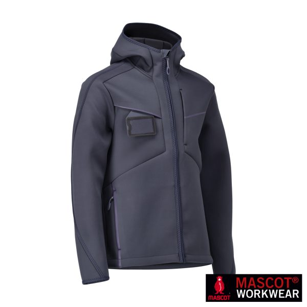MASCOT® CUSTOMIZED Softshelljacke mit Kapuze 22086-662 – Bild 3