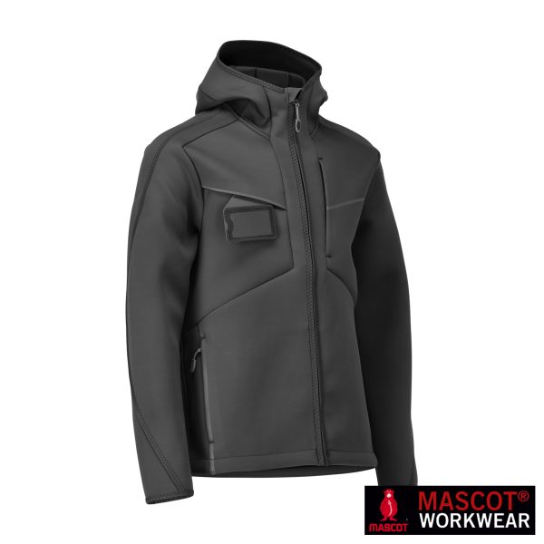 MASCOT® CUSTOMIZED Softshelljacke mit Kapuze 22086-662 – Bild 2