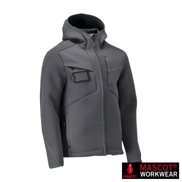 MASCOT® CUSTOMIZED Softshelljacke mit Kapuze 22086-662 – Bild 5