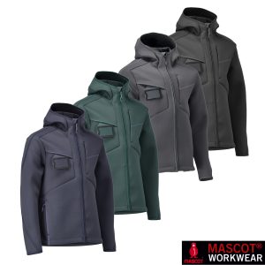 MASCOT® CUSTOMIZED Softshelljacke mit Kapuze 22086-662