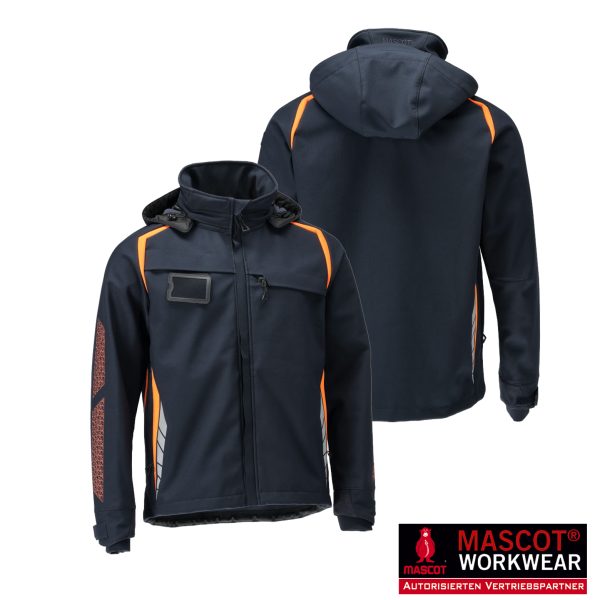 Mascot® ACCELERATE Softshell Jacke mit Kapuze 23002 – Bild 5