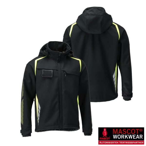 Mascot® ACCELERATE Softshell Jacke mit Kapuze 23002 – Bild 4