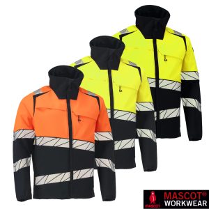 MASCOT ACCELERATE SAFE Softshelljacke 25002 | EN ISO 20471